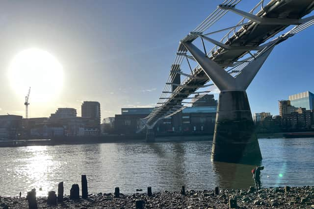 London's Millennium Bridge. (Photo by André Langlois)