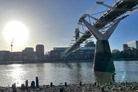 London's Millennium Bridge. (Photo by André Langlois)