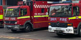 London Fire Brigade engines. (Photo by André Langlois)