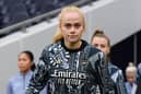 Arsenal's Kathrine Kühl. Cr. Getty Images.