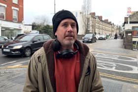 "...it’s really grim. But personally speaking, I feel safe," Tom told LondonWorld. (Photo by Jack Abela)
