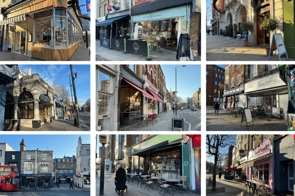 Islington's Upper Street is blessed with dozens of great coffee shops.
