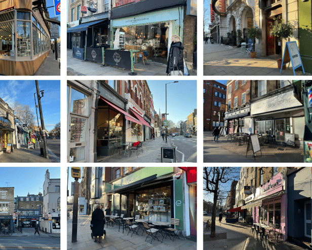 Islington's Upper Street is blessed with dozens of great coffee shops.