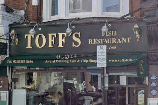If you're craving fish and chips, you can head to the Toff's chippy. (Photo credit: Google Maps)