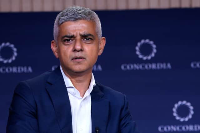 Mayor of London Sadiq Khan. (Photo by John Lamparski/Getty Images for Concordia Summit)