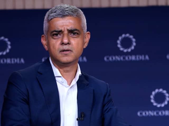 Mayor of London Sadiq Khan. (Photo by John Lamparski/Getty Images for Concordia Summit)