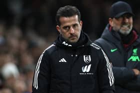 Fulham boss Marco Silva. (Photo by ADRIAN DENNIS/AFP via Getty Images)