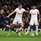 The young Dutchman brings an athleticism and a calmness that can be in short supply at the Spurs - whether it's flying across the box to snuff out a threat (several times in the first half) or swinging the ball back and forth with Romero and Vicario.
