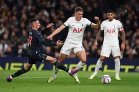The young Dutchman brings an athleticism and a calmness that can be in short supply at the Spurs - whether it's flying across the box to snuff out a threat (several times in the first half) or swinging the ball back and forth with Romero and Vicario.
