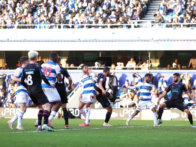 Kenneth Paal scores against Huddersfield Town.