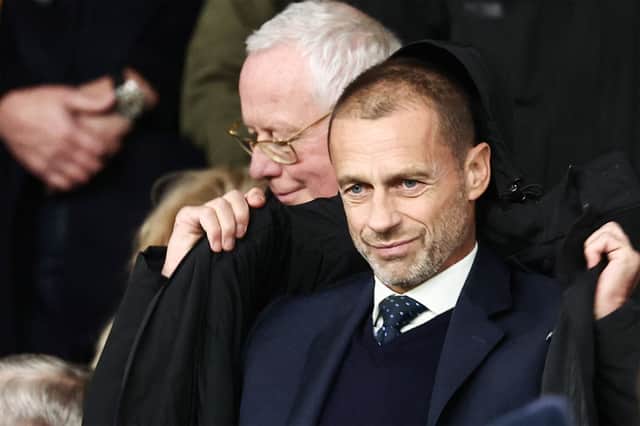 UEFA president Aleksander Ceferin welcomed the news.