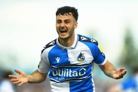 Aaron Collins has been linked with a Bristol Rovers exit. (Image: Getty Images)