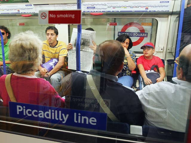 The Piccadilly line is one of the main transport routes to Heathrow airport