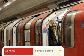 A TfL Victoria Line underground train. (Photo by TOLGA AKMEN/AFP via Getty Images/TfL)