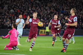 Just about smashed his penalty home and grew in influence in the second half.