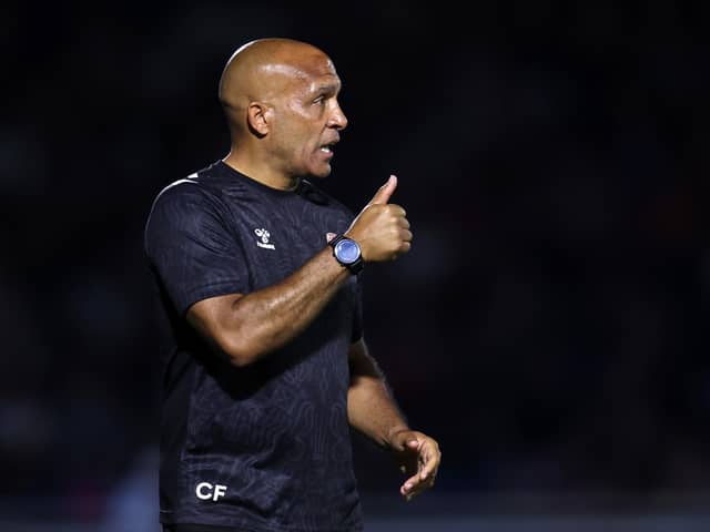 Curtis Fleming is interim head coach at Charlton.