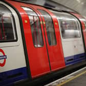 A Tube train. 