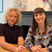 Claire Ilardi-Crow and Caroline Baldwin are opening The Dally private members' club at 181 Upper Street, Islington. 