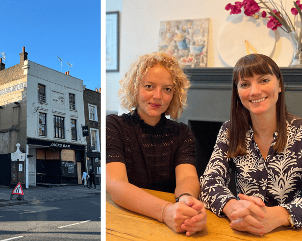 Claire Ilardi-Crow and Caroline Baldwin are opening The Dally private members' club at 181 Upper Street, Islington. 