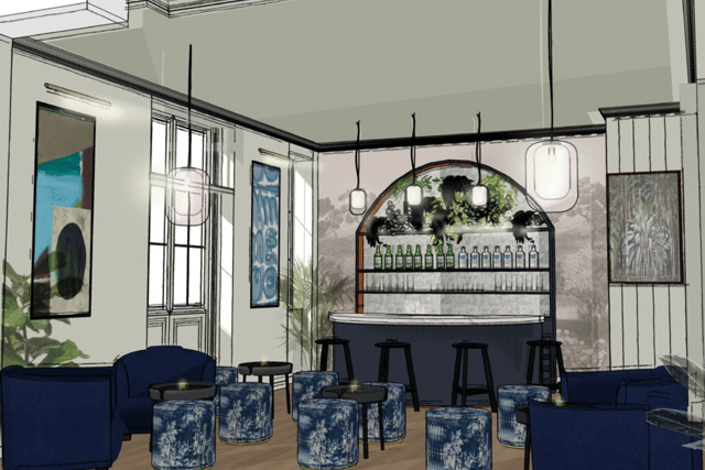 Designs for The Dally's cocktail bar. 