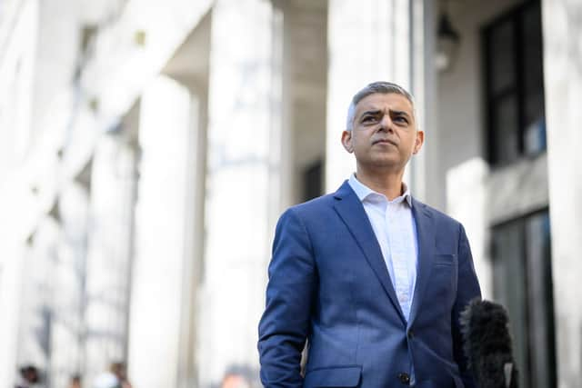 Sadiq Khan hopes to be mayor of London for a third term