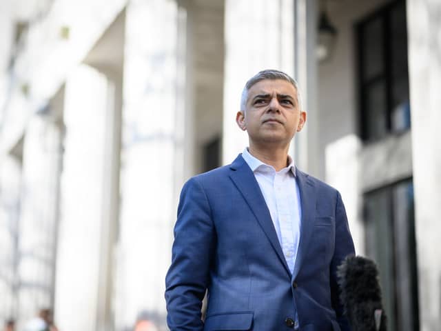 Sadiq Khan .