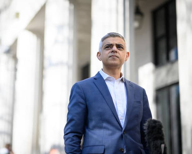 Sadiq Khan .