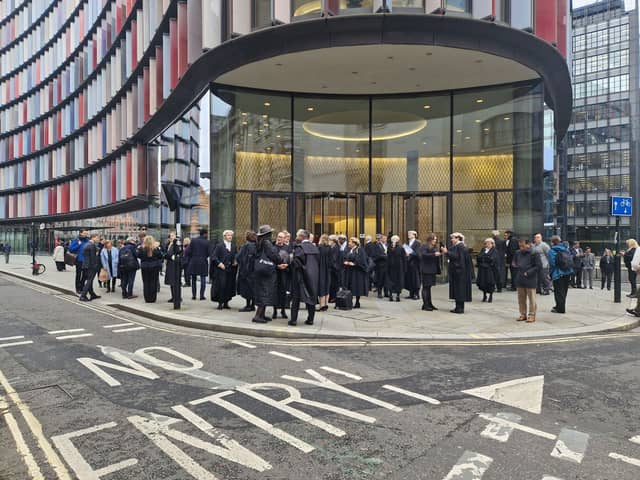 The Old Bailey was evacuated as firefighters attended an incident on Wednesday February 7.