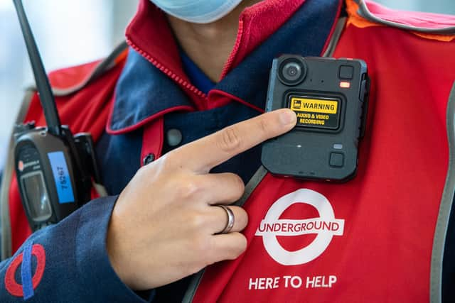 A TfL body worn camera. (Photo by TfL)