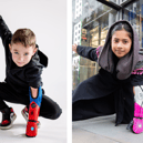 Kaden Taylor and Safiyyah Uddin have been given Spider-Man bionic limbs by Marvel and Disney.