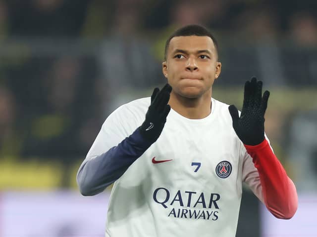Paris Saint-Germain forward Kylian Mbappe
