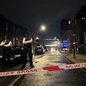 The scene of a shooting near Euston, in Camden