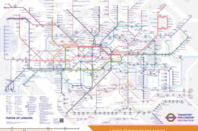 The new-look Tube map following the renaming of the London Overground lines.