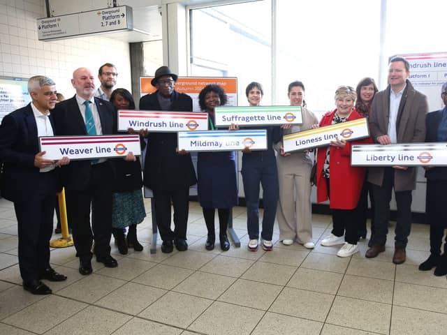 All six Overground lines have been given new names