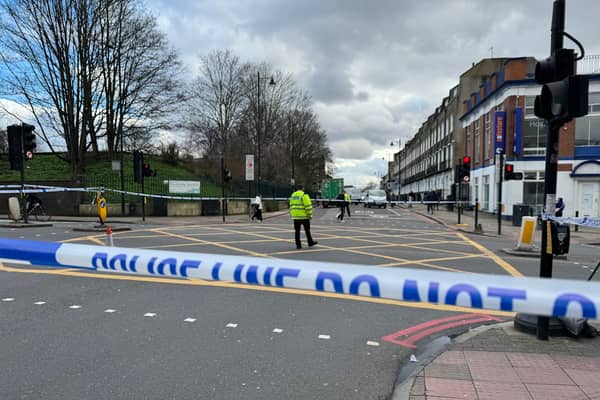 Road closures at Pentonville Road in Islington