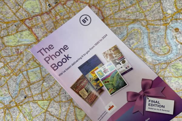 The last ever BT Phone Book for north London.