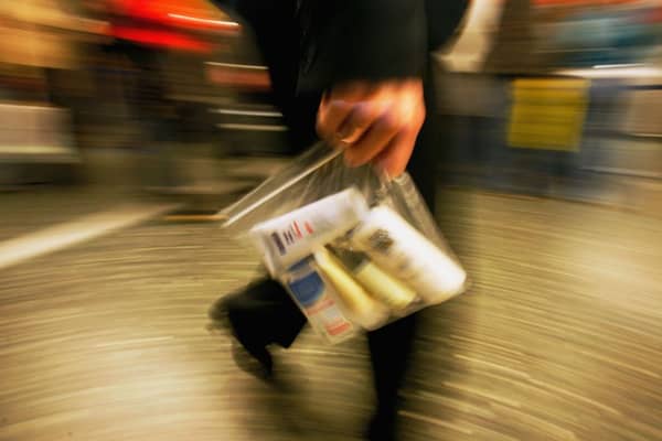 Holidaymakers could face lengthy delays when travelling to and from Europe this autumn as airports reintroduce the 100ml liquid limit. (Photo: Getty Images)