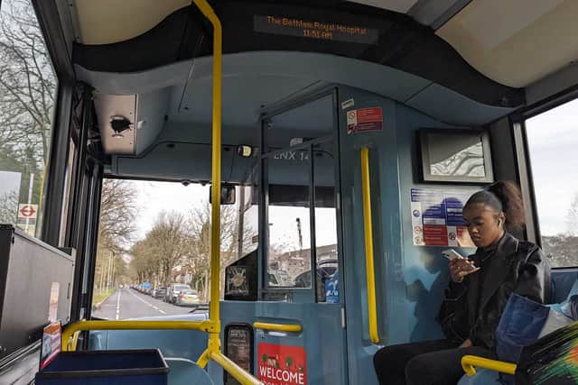 On board a Superloop bus.