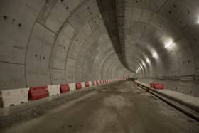 Inside the Silvertown Tunnel