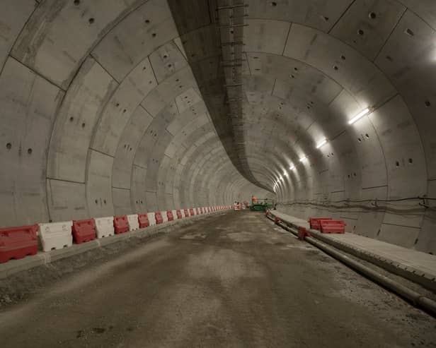 Inside the Silvertown Tunnel