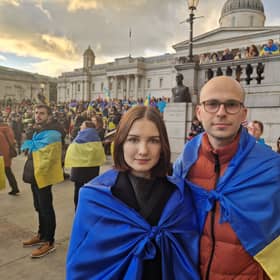 Diana, 31, left Ukraine for London over a year ago