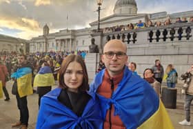 Diana, 31, left Ukraine for London over a year ago