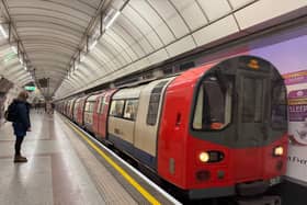 A TfL Tube train.