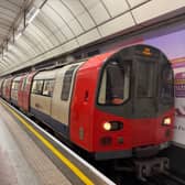 A TfL Tube train.