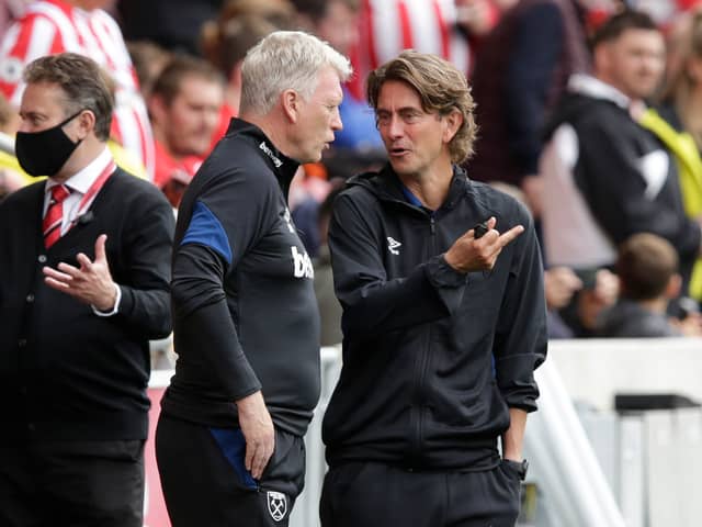 David Moyes and Thomas Frank will come face-to-face in London derby at London Stadium this evening