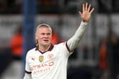 Erling Haaland bagged five goals past Luton Town last night