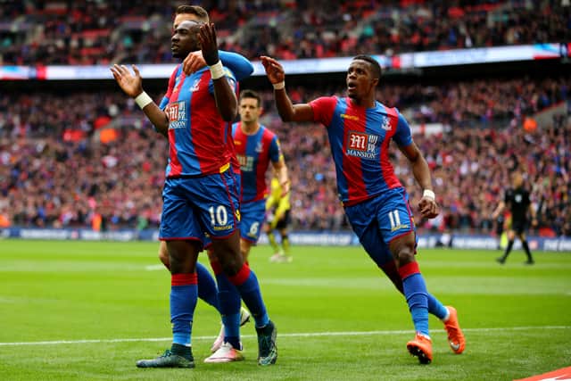 Yannick Bolasie in action for Crystal Palace.