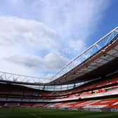 The Emirates Stadium in London, England