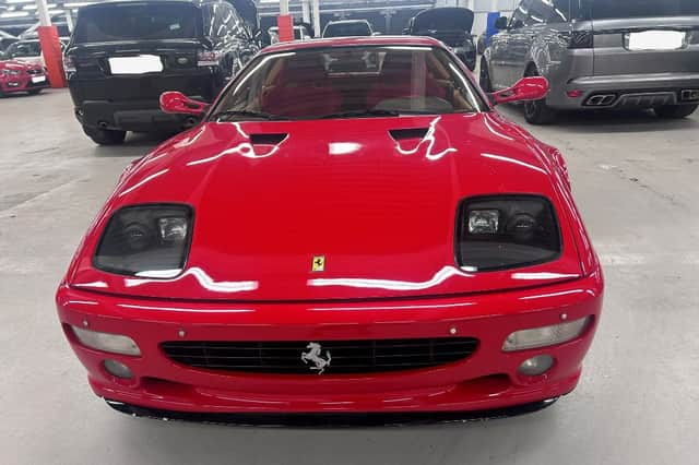 A Ferrari stolen 28 years ago in Italy has been recovered by the Met Police.