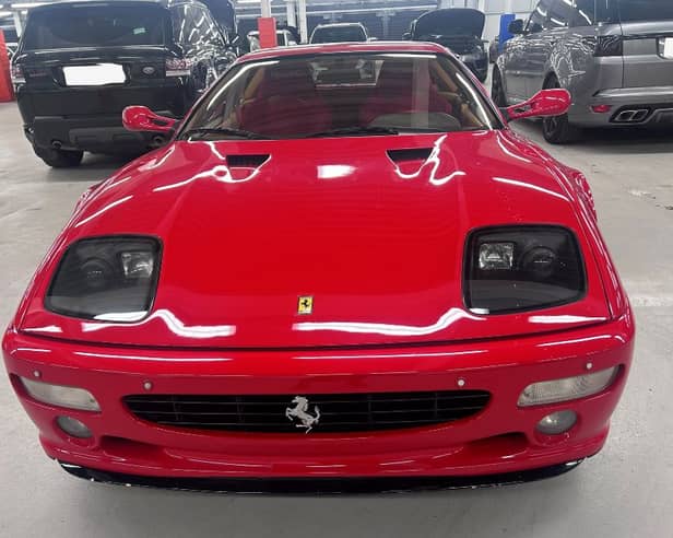 A Ferrari stolen 28 years ago in Italy has been recovered by the Met Police.
